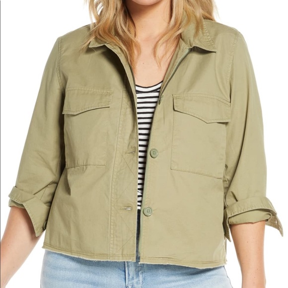 Caslon Jackets & Blazers - NWT Caslon Crop Utility Jacket